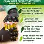 Hempvana Arthritis Gloves — Compression Gloves for Men & Women —Made with Hemp Plant Fibers— Fingerless Gloves for Men — Fingerless Gloves for Women — Support for Wrist & Hands — Size S/M