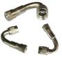 Yuauy 2 Set of 45 90 135 Degree Valve Stem Extension Extenders Tyre Angled Brass Universal Schrader Adapter for Car Motorcycle Bike Scooter (2 PCs in Each Angle)