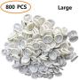 ANSLYQA Finger Cots Latex (Large,800 Pcs) Disposable Finger Covers Anti Static Rubber Fingertips Protective for Electronic Repair,Crafting Industrial Apply