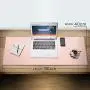Leather Desk Pad - (35.5 X 15.7 Inch) Desk Accessories Desk Protector Extended Mouse Pad for Office/Home Accessories Writing Pad for Top of Desks (Pink)