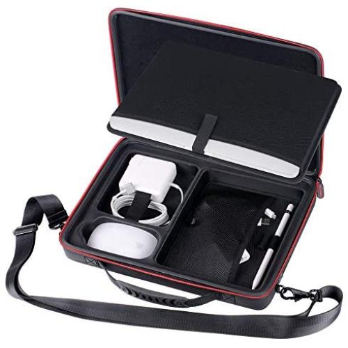 Smatree Hard Shell Carrying Case Compatible for 12-13.3 inch MacBook Pro/MacBook Air 2020 2019 2018 2017/12.9 inch iPad Pro/Surface Pro X/7/6/5/4, Laptop and Tablet Shoulder Bag (Black)