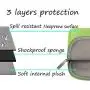 MOSISO Laptop Sleeve Only Compatible with MacBook 12 inch A1534 with Retina Display 2017/2016/2015 Release, Water Repellent Neoprene Bag with Small Case, Greenery
