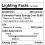 Light Blue (10 Pack) GU10 MR16 LED 5-Watt, (50W Equivalent) Dimmable, 3000K Soft White, Actual Halogen Size, 400 Lumens, 36° LED Spot Light, GU10 Base