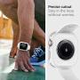 Spigen Rugged Armor Designed for Apple Watch Case for 44mm Series 6/SE/5/4 - White