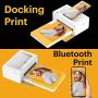 Kodak Dock Plus Portable Instant Photo Printer, Compatible with iOS, Android and Bluetooth Devices Full Color Real Photo (4”x6”), 4Pass & Lamination Process, Premium Quality - Convenient and Practical
