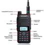 TIDRADIO TD-H6 High Power Ham Radio Handheld Upgraded UV-5R Two Way Radios with 8pcs 2200mAh Batteries Includes Full Kit Walkie Talkie (4 Pack)