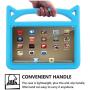 Riaour Tablet 7 Case for Kids All-New 7 Tablet Case (9th Gen/7th Gen/5th Gen, 2019 2017 2015 Release) Anti Slip Shockproof Light Weight Kids Friendly Protective Case (Blue)
