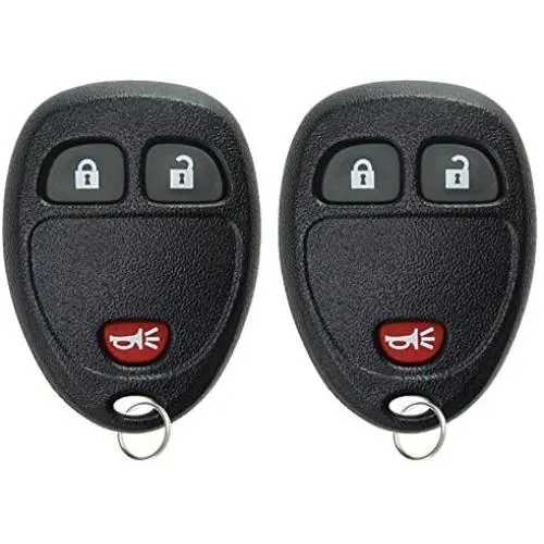 KeylessOption Keyless Entry Remote Control Car Key Fob Replacement for 15777636 (Pack of 2)