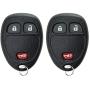 KeylessOption Keyless Entry Remote Control Car Key Fob Replacement for 15777636 (Pack of 2)