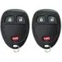 KeylessOption Keyless Entry Remote Control Car Key Fob Replacement for 15777636 (Pack of 2)