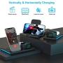 Wireless Charging Station, EVIGAL 4 in 1 Compatible with iPhone12, 12mini, 12Pro, 12Pro Max, 11, 11Pro, 11Pro Max, XS MAX, XS, X, 8, Detachable&Magnetic Stand for iWatch, AirPods(with QC3.0 Adapter)