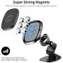 [2 Pack] Cell Phone Holder for Car FLOVEME Magnetic Phone Mount Hands Free for Car Dashboard Compatible with iPhone 12 11 Pro Max Galaxy S21 Note 20