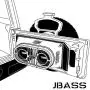 DS18 JBASS Jeep Wrangler JK, JKU & JL (2007-2020) Shalllow Subwoofer Unloaded 10'' Enclosure Box