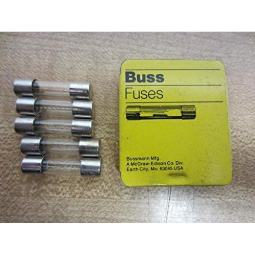 Bussmann AGX-2 AGX Series Fuse, Fast Acting, 2 Amp, 250V, Glass Tube, 1/4'' x 1'' (Pack of 5)