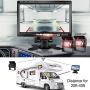 Camecho RC 12V 24V Car Backup Camera Rear View Wireless IR Night Vision Backup Camera Waterproof Kit + 7'' TFT LCD Monitor Parking Assistance System for Truck/Van/Caravan/Trailers/Camper