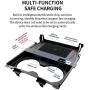 Kucok Car Wireless Charger Mount fit for Mazda3 2020,Output of 10W QC 3.0 Fast Charging Compatible with iPhone,Samsung,USB Port 36W Wireless Charging Devices