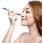 2 in 1 Vibration & massage ballpoint pen - mini Massage Tip Pen with Gift Box - Multifunction Electronic Pen (Silver)