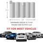 HUILI Windshield Shade, Foldable Car Window Sun Shade for Windshield 59x31.5 inches Sun Visor, Car Window Shade for Pickups, Trucks, SUVs, Silver