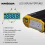 KRIËGER 1100 Watt 12V Power Inverter Dual 110V AC Outlets, Installation Kit Included, Automotive Back Up Power Supply For Blenders, Vacuums, Power Tools MET Approved According to UL and CSA.