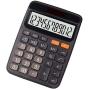 Calculator,ONXE DC116 Standard Function Desktop Calculator with Dual Power Supply and 12-bit Large Display (Black)