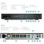 Amcrest 5Series 4K NVR 32-Channel NV5232E-16P 32CH 16-Ports PoE Recording (Record 32CH 4K @30fps, View/Playback 4CH 4K@30fps) Network Video Recorder - Supports up to 2 x 10TB Hard Drive (Not Included)