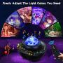 Galaxy Projector, Star Projector Galaxy 360 Pro with Bluetooth Speaker Galaxy Night Light Projector with Remote Control, Starry Light Projector Ocean Wave Sky Light Projector for Bedroom Kids Adults