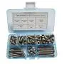 M6-1.0 x 8mm,12mm,16mm,20mm,30mm,40mm Pan Head Phillips Machine Screws,18-8 Stainless Steel Bolts Nuts Washers Screws Assortment Set of 84 Pcs (M6 Pan Head Phillips Screws)