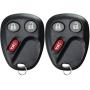 KeylessOption Keyless Entry Remote Control Car Key Fob Replacement for LHJ011 (Pack of 2)