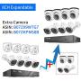 Hiseeu 4K PoE Security Camera System, 8CH 8MP Home Surveillance NVR System with 3TB HDD, 4Pcs 4K IP Wired Camera with Night Vision for Indoor Outdoor Security, 30 Days Video/Audio Loops Recording
