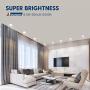 BBounder LED Recessed Lighting 4 Inch 12Pack, Dimmable, Damp Rated, LED Downlight with Baffle Trim, 8.5W=60W 650LM 5000K Can Lights, Simple Retrofit Installation - UL + Energy Star