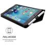 Snugg iPad Mini 5 (2019) & iPad Mini 4 (2015) Leather Case, Flip Stand Cover - Black
