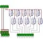 Electronics-Salon DIN Rail Mount 10 Position Power Distribution Fuse Module Board, for AC/DC 5~32V