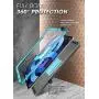 SUPCASE Unicorn Beetle Pro Series Case Designed for iPad Air 4 (2020) 10.9 Inch, with Pencil Holder & Built-in Screen Protector Full-Body Rugged Heavy Duty Case (Blue)