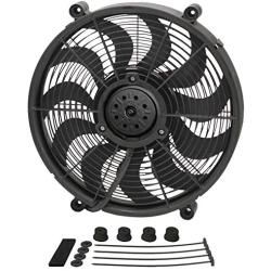 Derale 18217 17'' High Output Radiator Fan,Black