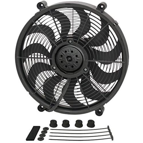 Derale 18217 17'' High Output Radiator Fan,Black