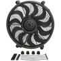Derale 18217 17'' High Output Radiator Fan,Black