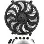 Derale 18217 17'' High Output Radiator Fan,Black