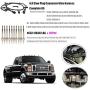 Glow Plug Harness 6.0 Powerstroke 5C3Z-12A690-A, 4C2Z-12A690-AB, Glow Plug Harness With 10 Pcs Diesel Glow Plugs Kit Fit For 2004-2010 Ford 6.0L V8 Powerstroke, Ford F-250 F-350 F-450 E-350 E-450