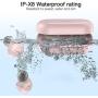 TOZO T12 Wireless Earbuds Bluetooth Headphones Premium Fidelity Sound Quality Wireless Charging Case Digital LED Intelligence Display IPX8 Waterproof Earphones Built-in Mic Headset for Sport Rose Gold