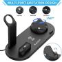 Kertxin Wireless Charger Stand,4 in 1 Wireless Charging Station Dock for Apple Watch iWatch SE/6/5/4/3/2/1, Airpods,iPhone Series 12/12Pro/11/11 Pro Max/X/Xs/XR/8 Plus/8,Samsung Galaxy S10 S9