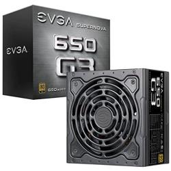 EVGA 220-G3-0650-Y1 SuperNOVA 650 G3, 80 Plus Gold 650W, Fully Modular, Eco Mode with New HDB Fan, 7 Year Warranty, Includes Power ON Self Tester, Compact 150mm Size, Power Supply