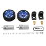 Wheel Motor Kit, 2 pcs/Set DC 6V 280RPM 25GA370 DC Gear Motor 4mm Shaft with Mounting Bracket 65mm Wheel Kits can be Used in Intelligent Toy Car, Robot, Printer