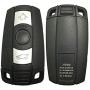 Replacement for Car Keyless Remote Smart Control Key Fob Shell Case Cover Fit for BMW 525i 325i M6 M5 650i 550i 128i 135i 328i 328xi 330Ci 330xi 335i 1 3 5 7 X5 X6