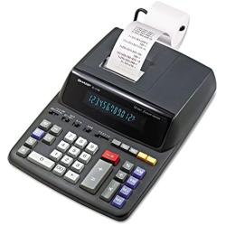 Sharp EL2196BL EL2196BL Two-Color Printing Calculator Black/Red Print 3.7 Lines/Sec
