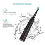 Initio Sonic Electric Toothbrush with 3 Brush Heads bundle with 300ML Water Flosser