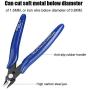 Goshyda Wire Cutter, Diagonal Pliers Side Nippers Cable Cutting Snips Shears Tool with Anti-Slip Rubber Handle for 3D Printer, Electronic Foot Trimming Plastic Products, etc