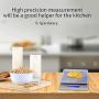 Sidiyang digital kitchen scale mini pocket stainless steel precision jewelry electronic scale weight gold grams tare weight function, counting function (3000gx0.1g)