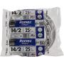 Southwire 28827421 25 14/2 with ground Romex brand SIMpull residential indoor electrical wire type NM-B, White