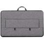 LapGear Elevation Lap Desk with Booster Cushion -Gray Woodgrain - Fits up to 17.3 Inch Laptops - Style No. 87965