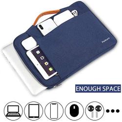 Ferkurn 11 11.6 12 Inch Chromebook Case Laptop Sleeve Water Repellent Bag with Handle Compatible with Surface, Notebook,XPS, Acer, 13 inch MacBook pro, Protective Carrying Computer Bag for Women,Blue